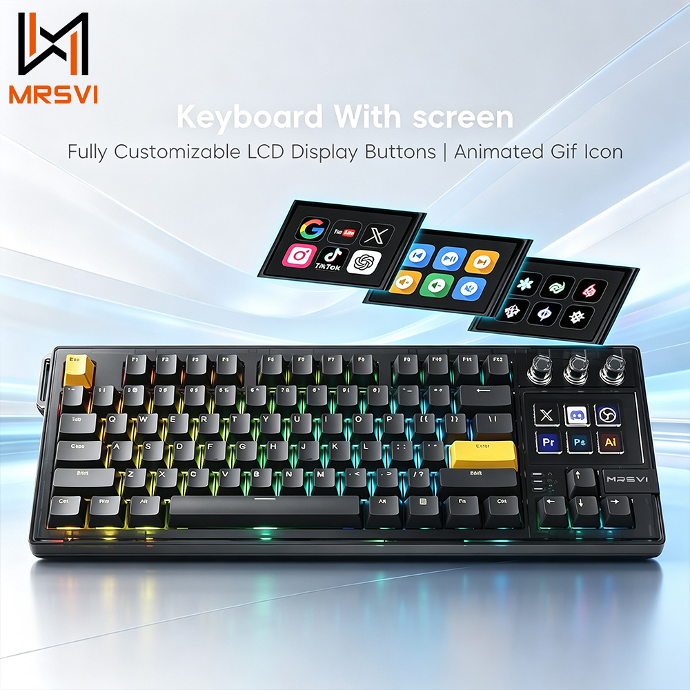 Keyboard Gaming Transparent - Teclado Mecánico para Juegos MRSVI K1