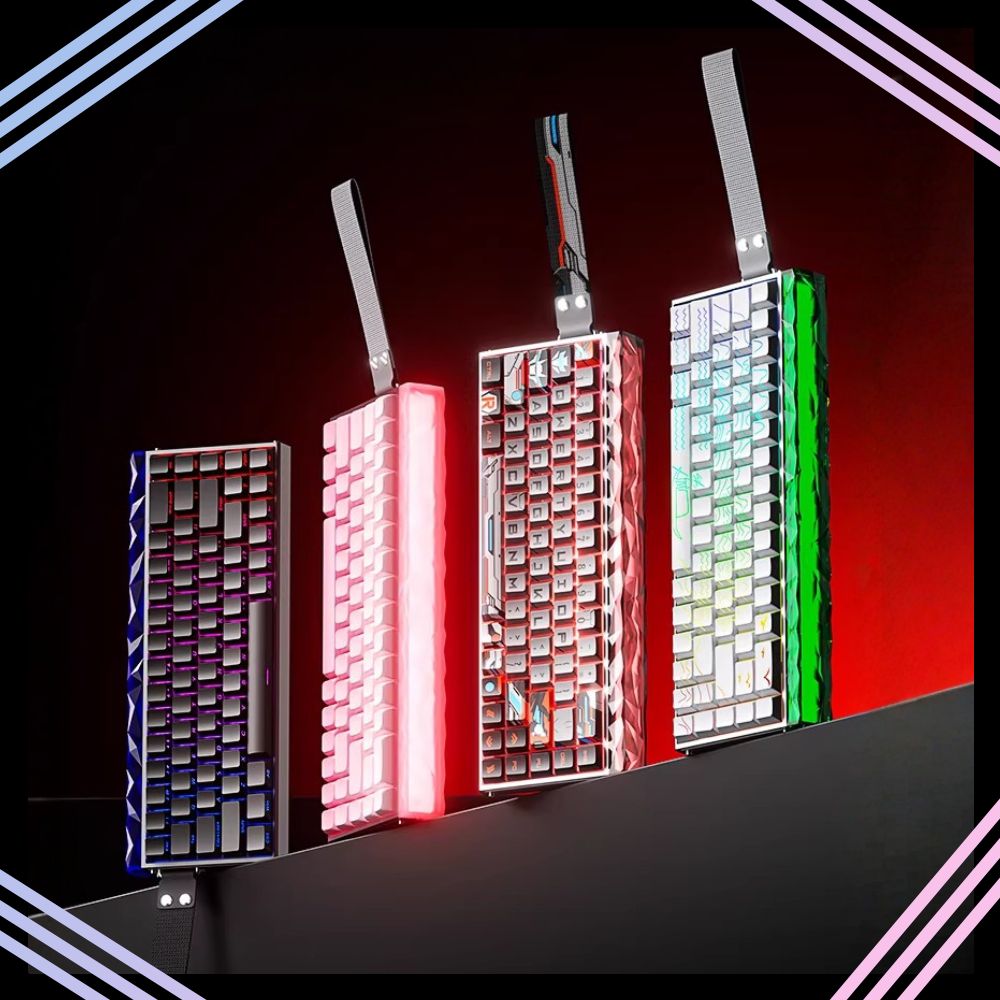 Gaming Keyboard Magnetic Switches - Teclado Mecánico Inalámbrico Aula Hero68air con