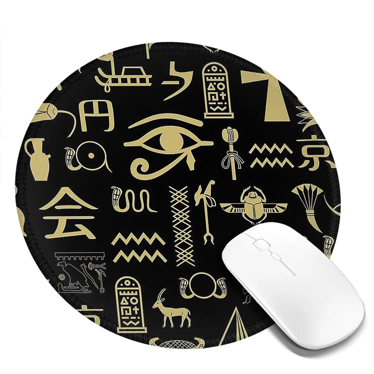 Gaming Keyboard Egypt - Alfombrilla redonda para ratón con diseño