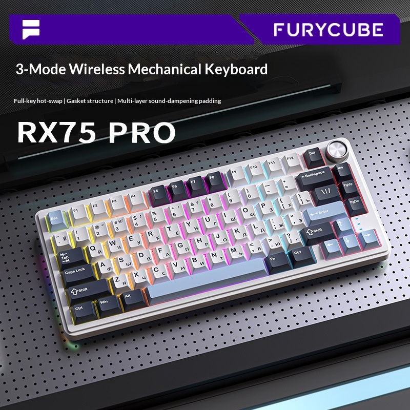 Gaming Keyboard Not Typing - Teclado Mecánico Furycube Rx75 Pro Tri-Modo