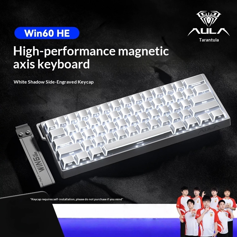 Keyboard Gaming Transparent - Teclado Mecánico Aula Win60 con Interruptores