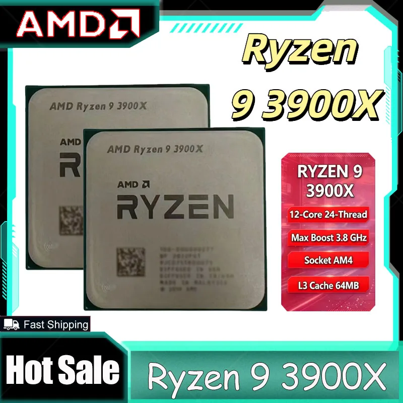 Amd Cpu Ryzen 9 - Procesador AMD Ryzen 9 3900X de