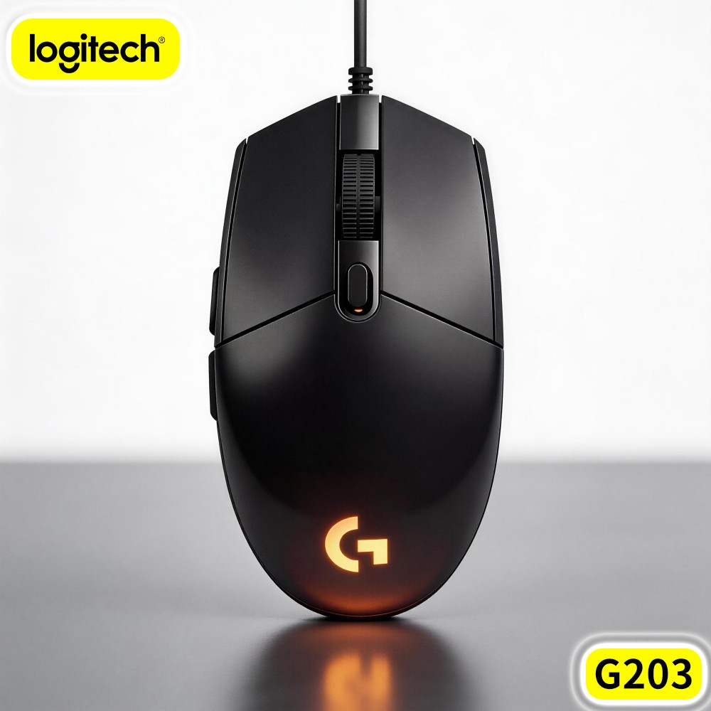 Ratón para juegos con cable Lo - Logitech Mouse G203 reseña y precio