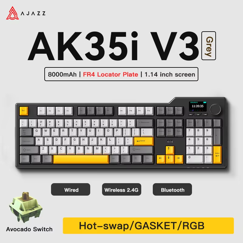 Teclado para Juegos Ajazz AK35 - Gaming Keyboard Tkl reseña y precio