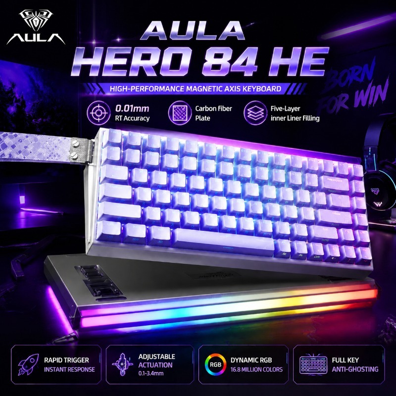 Teclado Mecánico para Juegos A - Gaming Keyboard Magnetic Switches reseña y precio