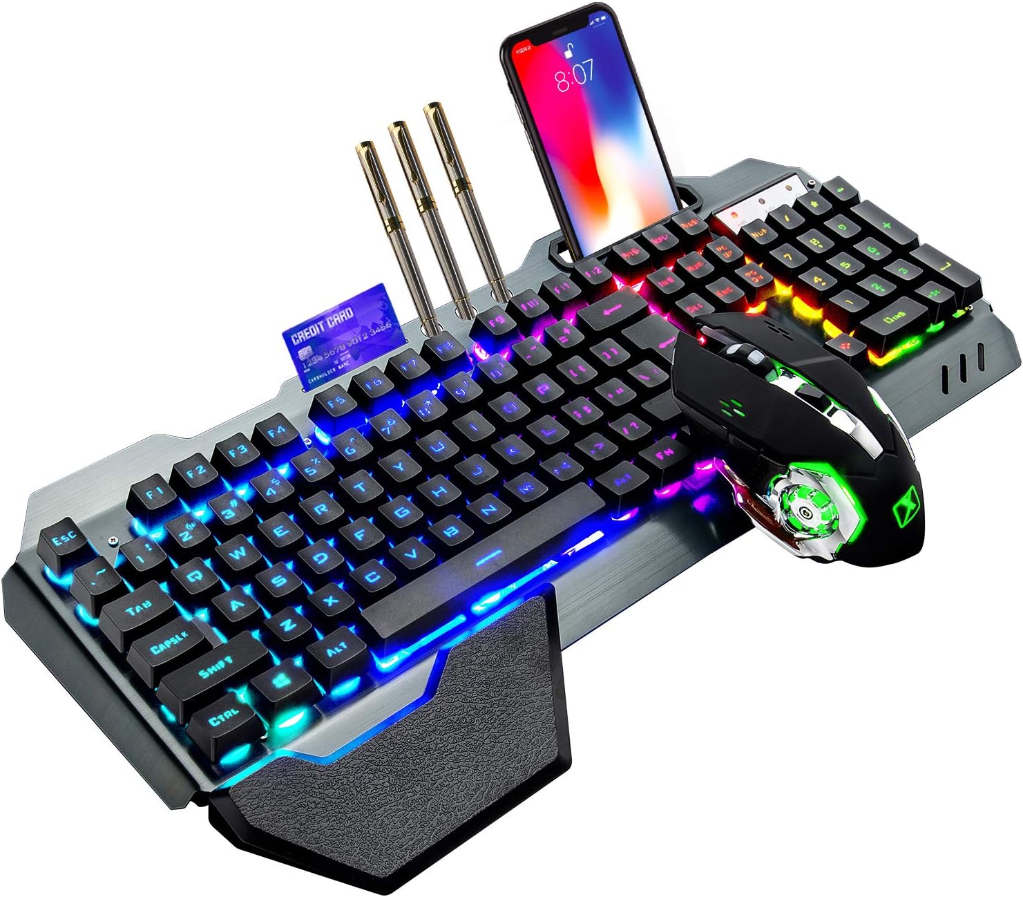 Combo de teclado y ratón inalá - Gaming Keyboard Mouse Combo reseña y precio