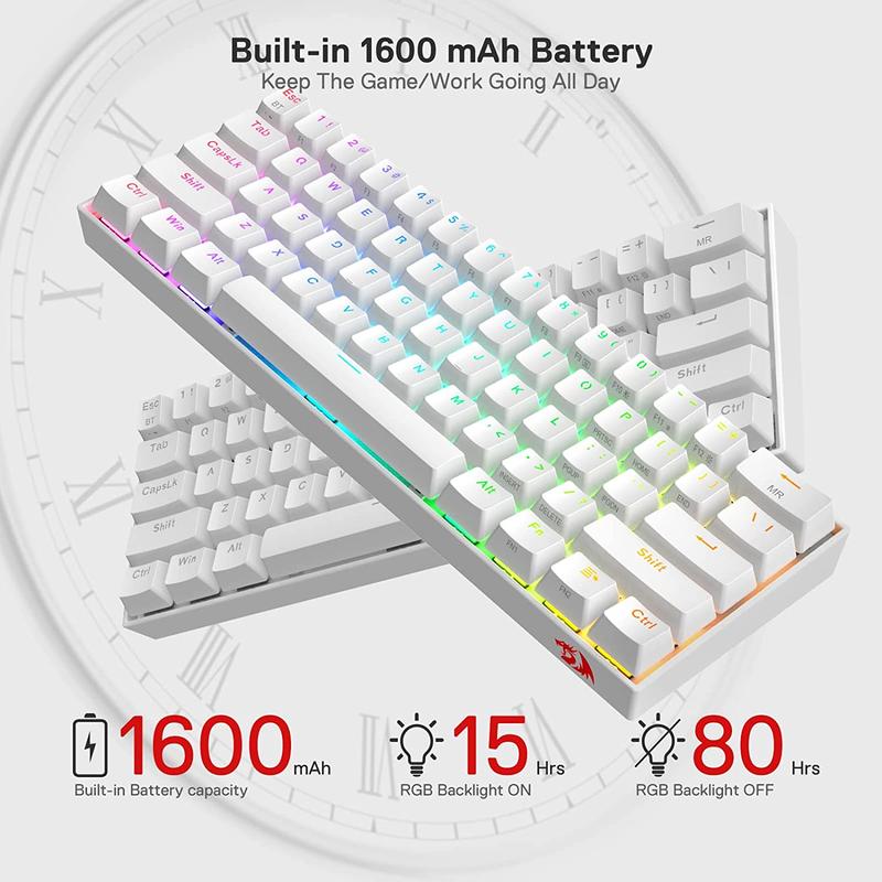 Redragon K530 Pro Draconic 61  - Keyboard Gaming Transparent reseña y precio