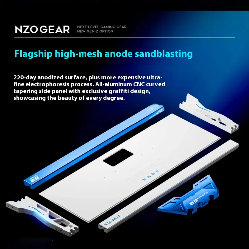 NZO STORM68 teclado con interr - Gaming Keyboard Magnetic Switches reseña y precio
