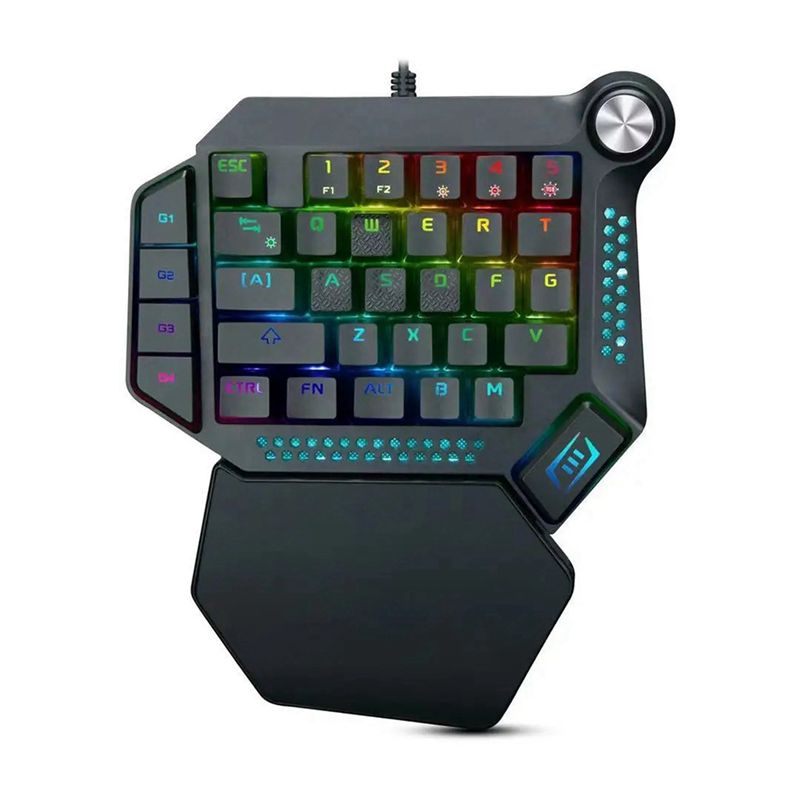 AEF6-Teclado mecánico para jug - Gaming Keyboard Training reseña y precio