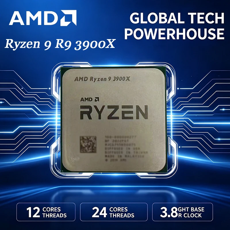 Procesador AMD Ryzen 9 3900X d - Amd Cpu Ryzen 9 reseña y precio