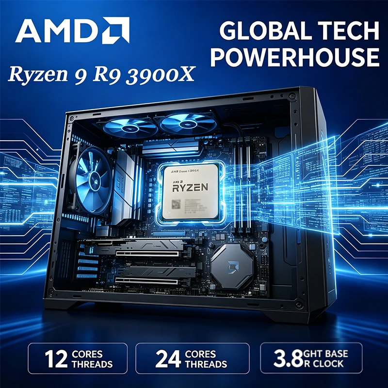 Procesador AMD Ryzen 9 3900X d - Amd Cpu Ryzen 9 reseña y precio